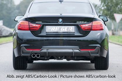 Rieger 00053487 BMW 4 Series F32 F33 F36 Rear Diffuser 4 | ML Performance UK Car Parts