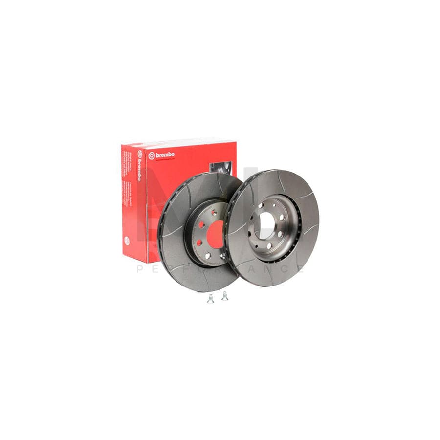 BREMBO 09.5843.77 Brake Disc Internally Vented, Slotted, Coated, with bolts/screws | ML Performance Car Parts