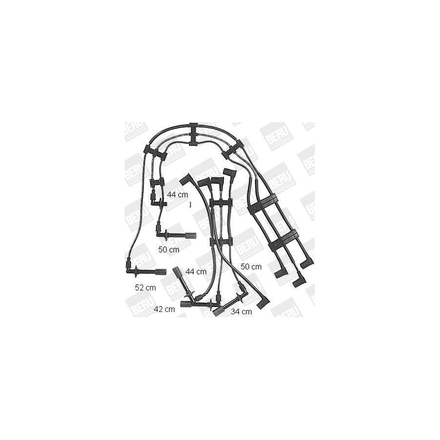 Beru Ze732 Ignition Cable Kit for Porsche 911