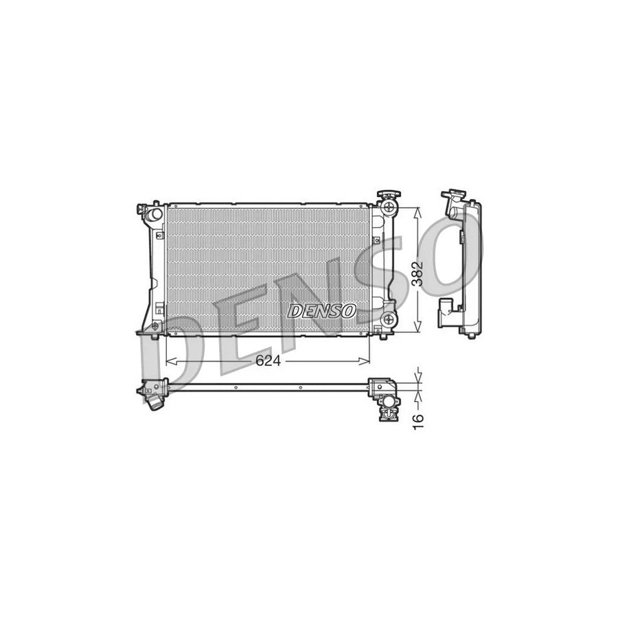 DENSO DRM50018 Engine Radiator for Toyota Avensis