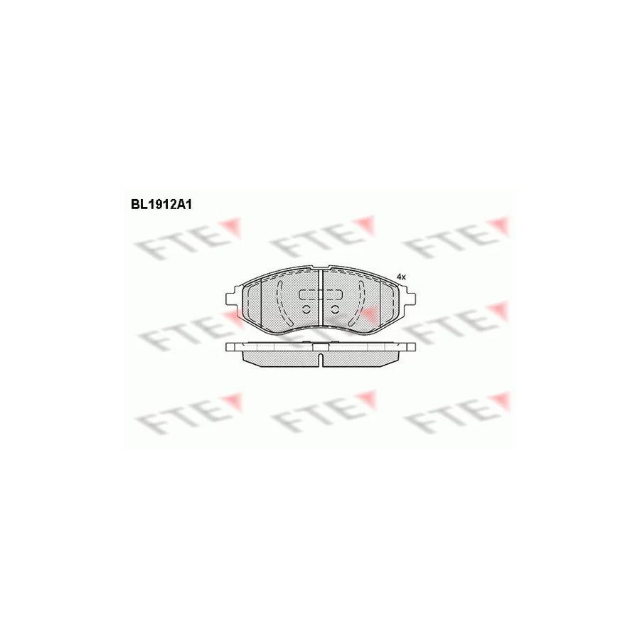 FTE Bl1912A1 Brake Pad Set