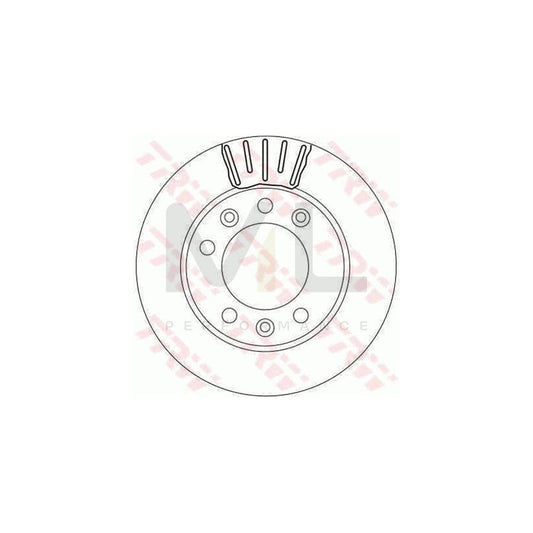TRW DF4242 Brake Disc Vented | ML Performance Car Parts