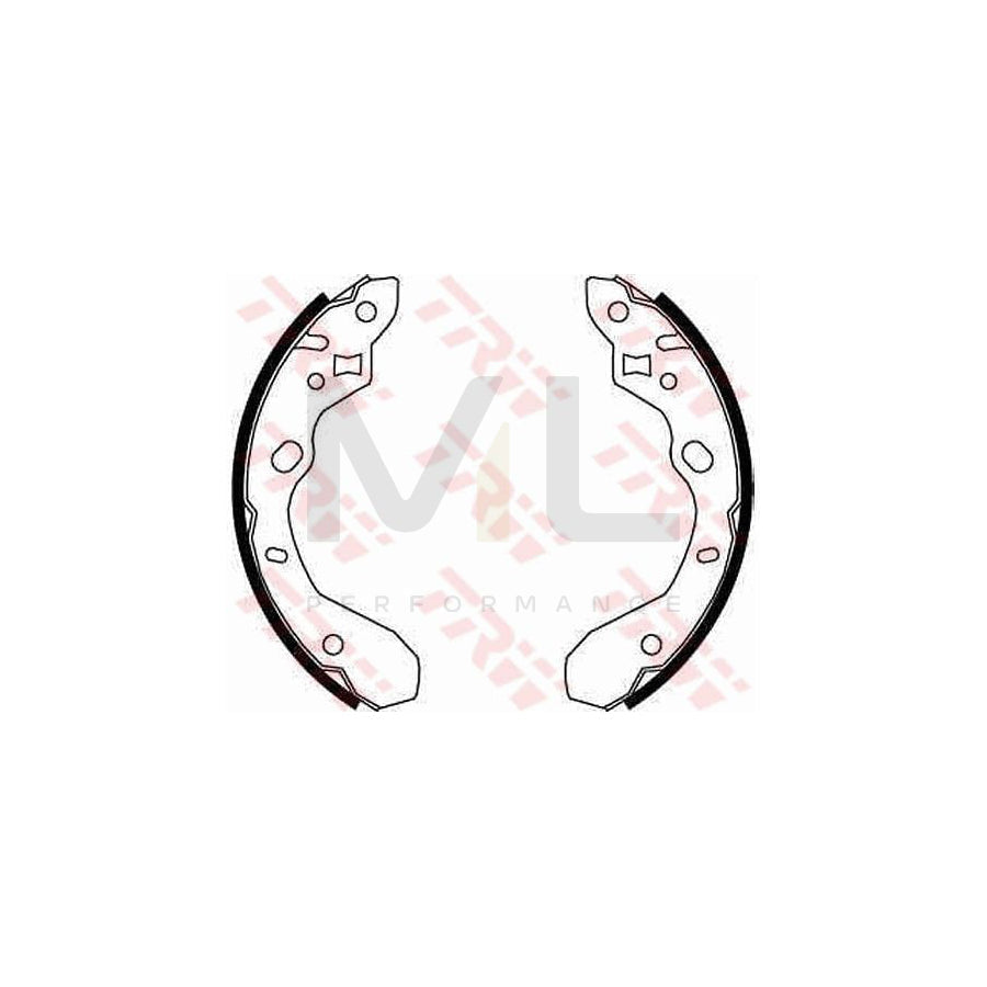 TRW GS8661 Brake Shoe Set for MAZDA 323 | ML Performance Car Parts