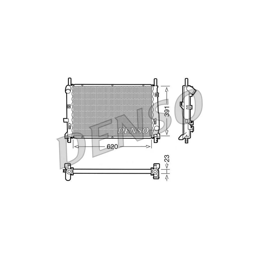 DENSO DRM10070 Engine Radiator