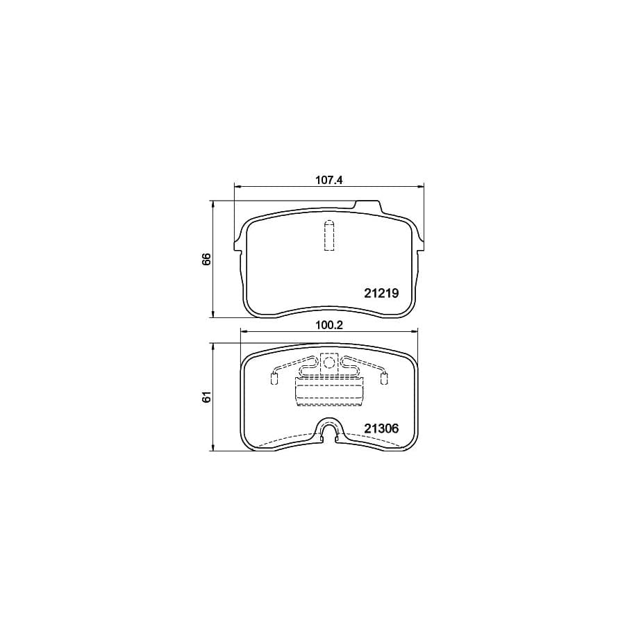 Mintex Mdb1517 Brake Pad Set