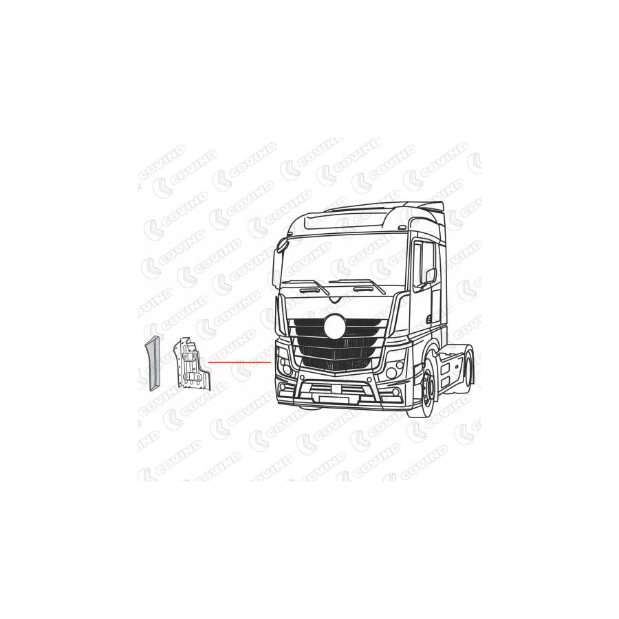 Covind 960/324 Wind Deflector