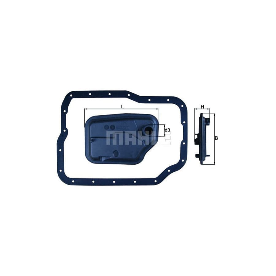 Mahle Original Hx 149D Hydraulic Filter, Automatic Transmission