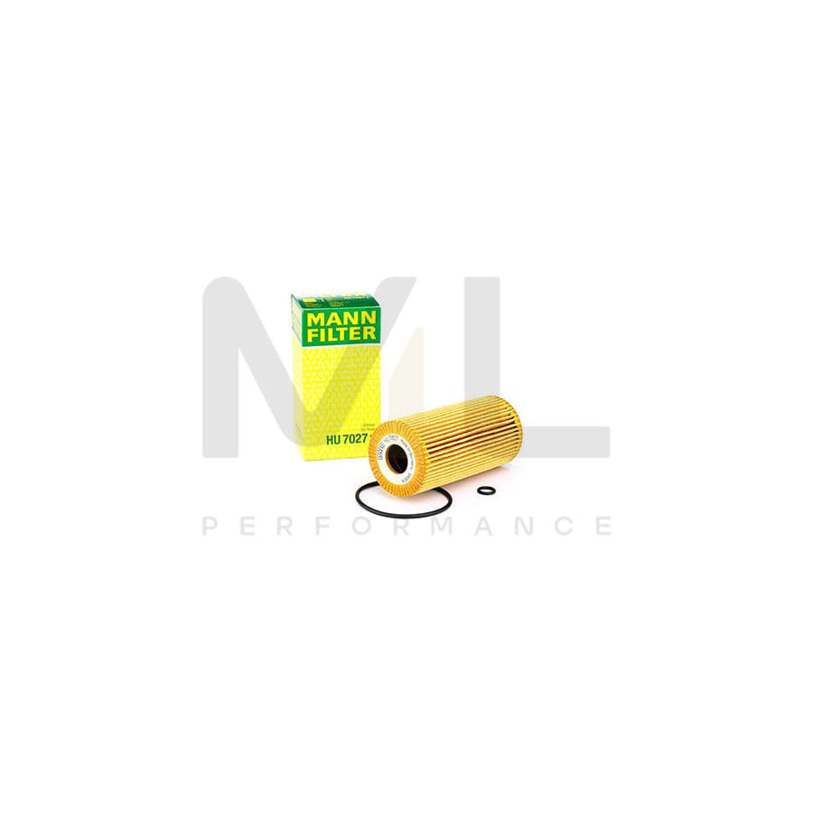MANN-FILTER HU 7027 z Oil Filter with seal, Filter Insert