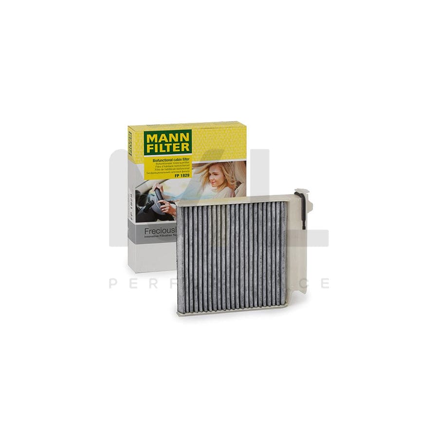 MANN-FILTER FP 1829 Pollen filter Activated Carbon Filter, Activated Carbon Filter with polyphenol, Particulate filter (PM 2.5), with antibacterial action, with fungicidal effect, FreciousPlus