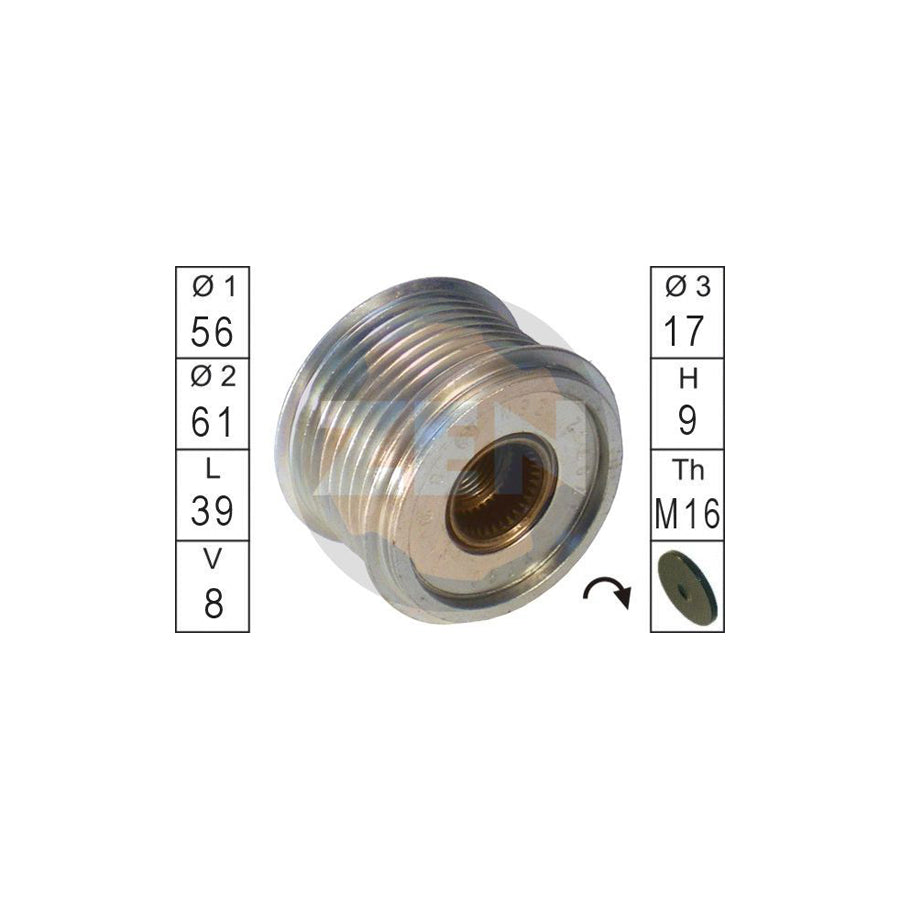 Era ZN5534 Alternator Freewheel Clutch