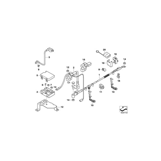 Genuine BMW 61147836847 E85 E86 Holder, Base B+ (Inc.  & Z4 M3.2) | ML Performance US Car Parts