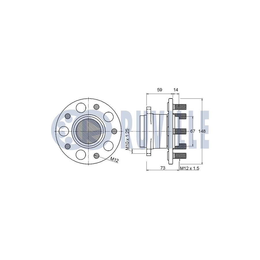 Ruville 985424 Axle Bush