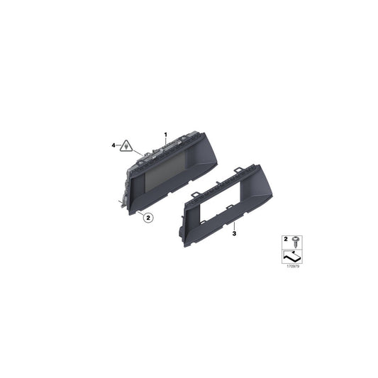 Genuine BMW 65509268709 F01 F04 F03 Central Information Display 10,25" (Inc. 730Ld, 740Li & 730Li) | ML Performance US Car Parts