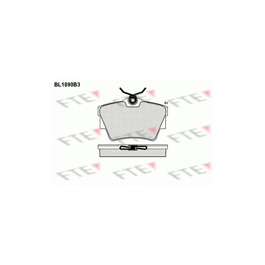 FTE 9010475 Brake Pad Set