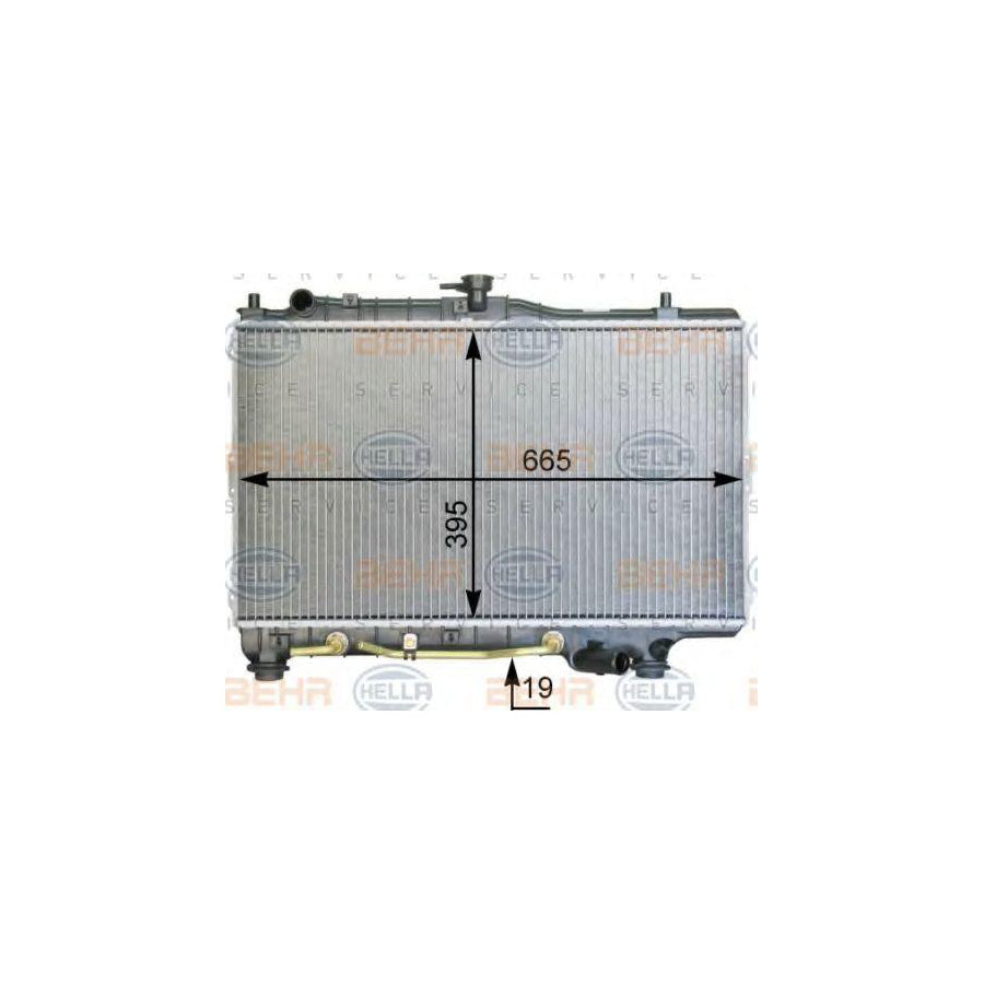 Hella 8MK 376 763-391 Engine Radiator