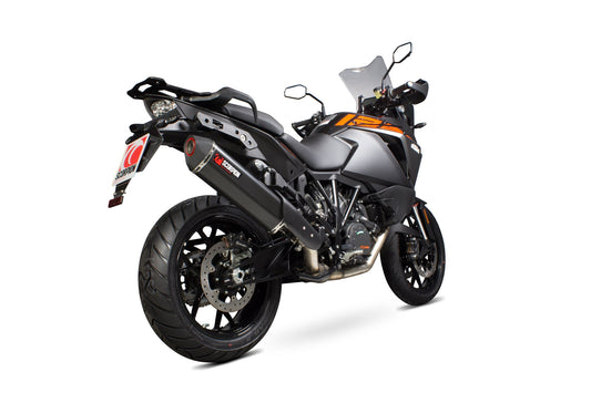 Scorpion RKT86BCER KTM 1290 Super Adventure Serket Parallel Slip-On - Black Ceramic Coated Sleeve | ML Performance US US
