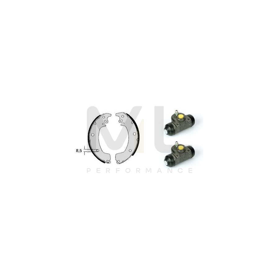 BREMBO STANDARD KIT H 68 020 Brake Shoe Set for RENAULT TRAFIC Ø: 255mm | ML Performance Car Parts
