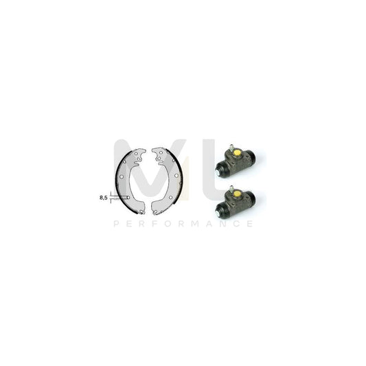 BREMBO STANDARD KIT H 68 020 Brake Shoe Set for RENAULT TRAFIC Ø: 255mm | ML Performance Car Parts