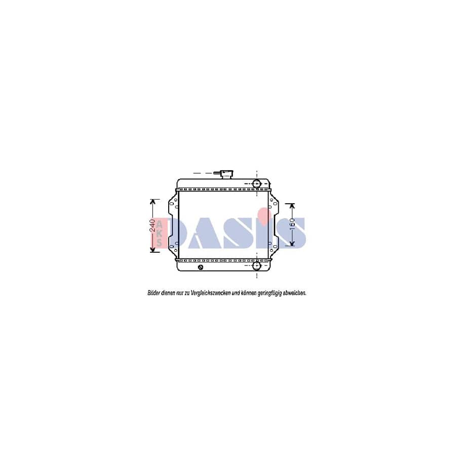 AKS Dasis 320030N Engine Radiator