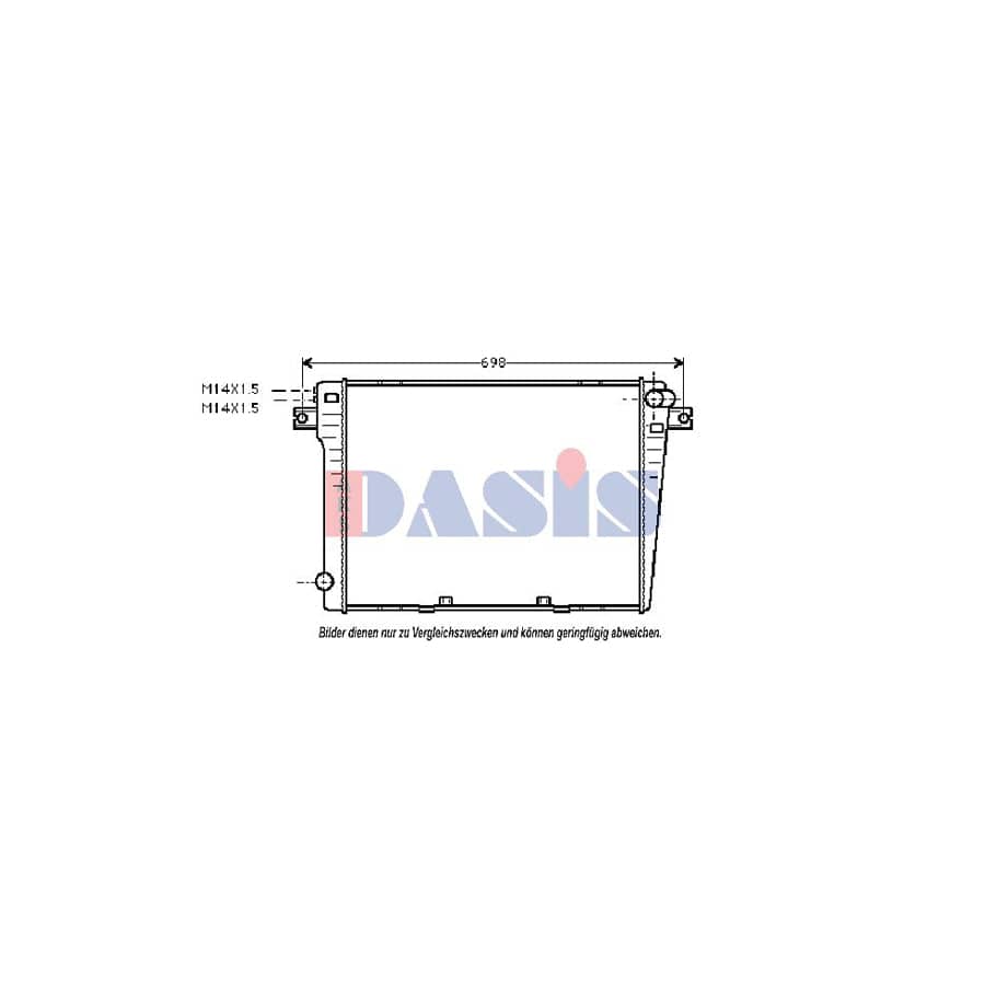 AKS Dasis 050600N Engine Radiator