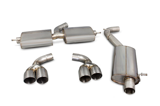 Scorpion SAU026 Audi TT Mk2 Resonated Cat-Back System | ML Performance US US