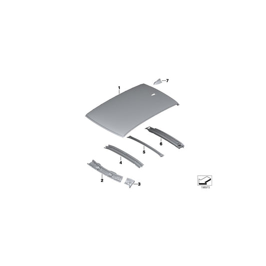 Genuine BMW 41317349171 E84 Upper Apron (Inc. X1 20i, X1 18dX & X1 28i) | ML Performance US Car Parts