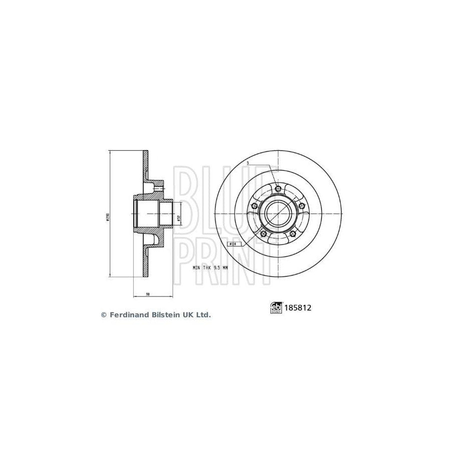 Blue Print Adbp430173 Brake Disc