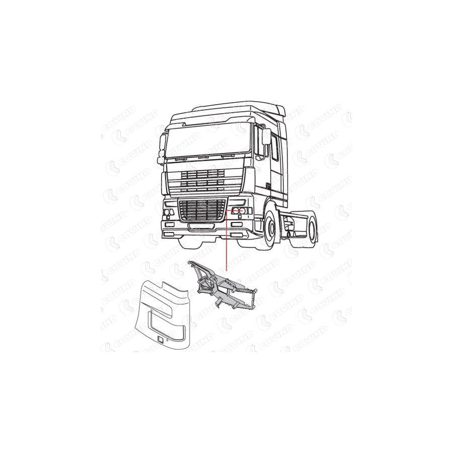 Covind Xf2/105 Base, Headlight