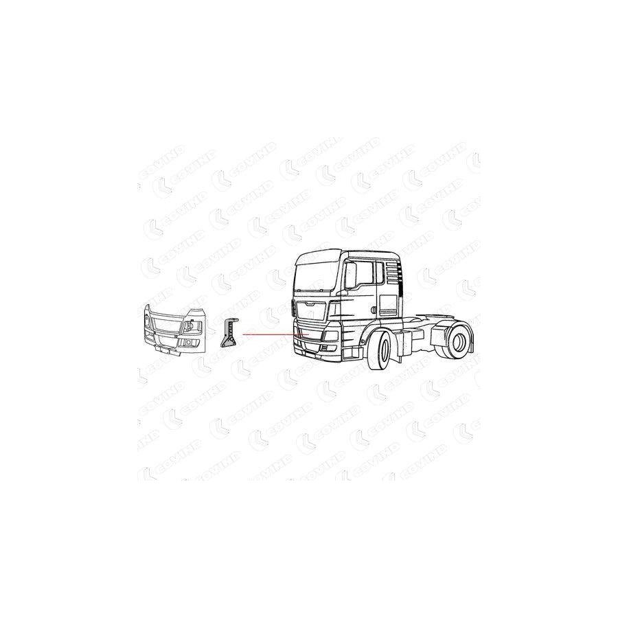 Covind Tgx/111 Bumper Bracket