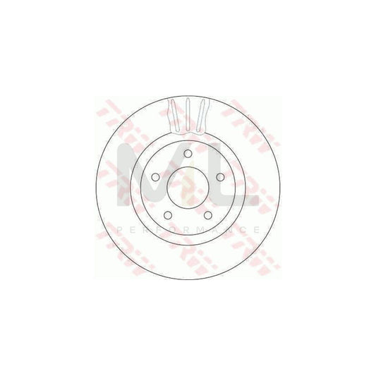 TRW DF4219 Brake Disc Vented | ML Performance Car Parts