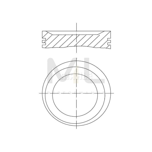 MAHLE ORIGINAL 011 75 00 Piston 86,0 mm, without cooling duct | ML Performance Car Parts