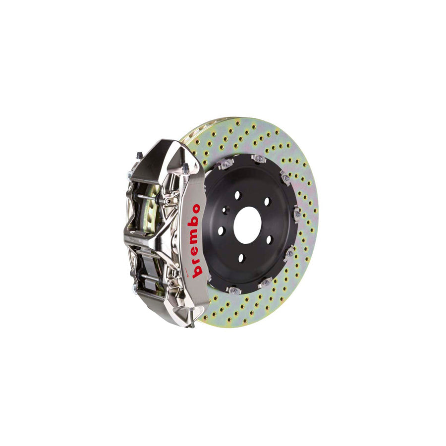 Brembo 1N1.9012AR Ferrari 550 Front GT-R 6-Pistons Drilled 2-piece Big Brake Kit 380x34mm | ML Performance US Car Parts