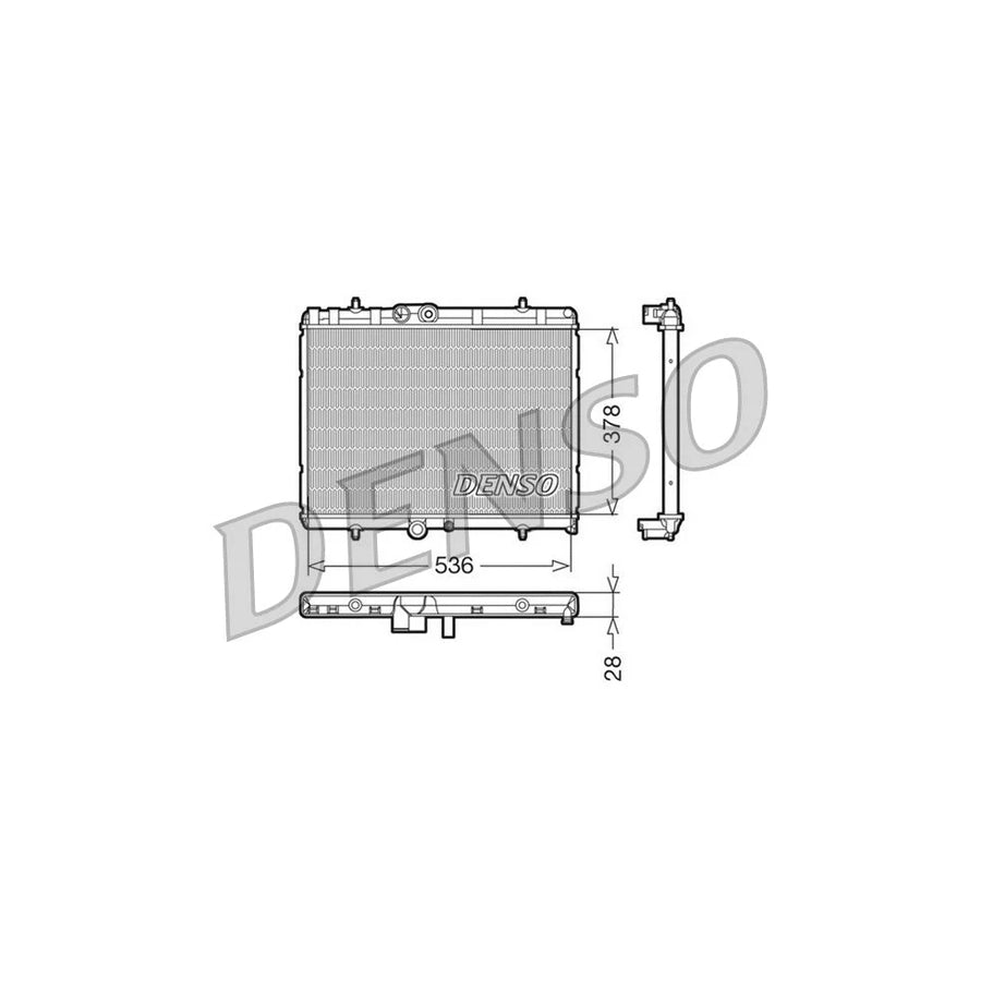 DENSO DRM07015 Engine Radiator