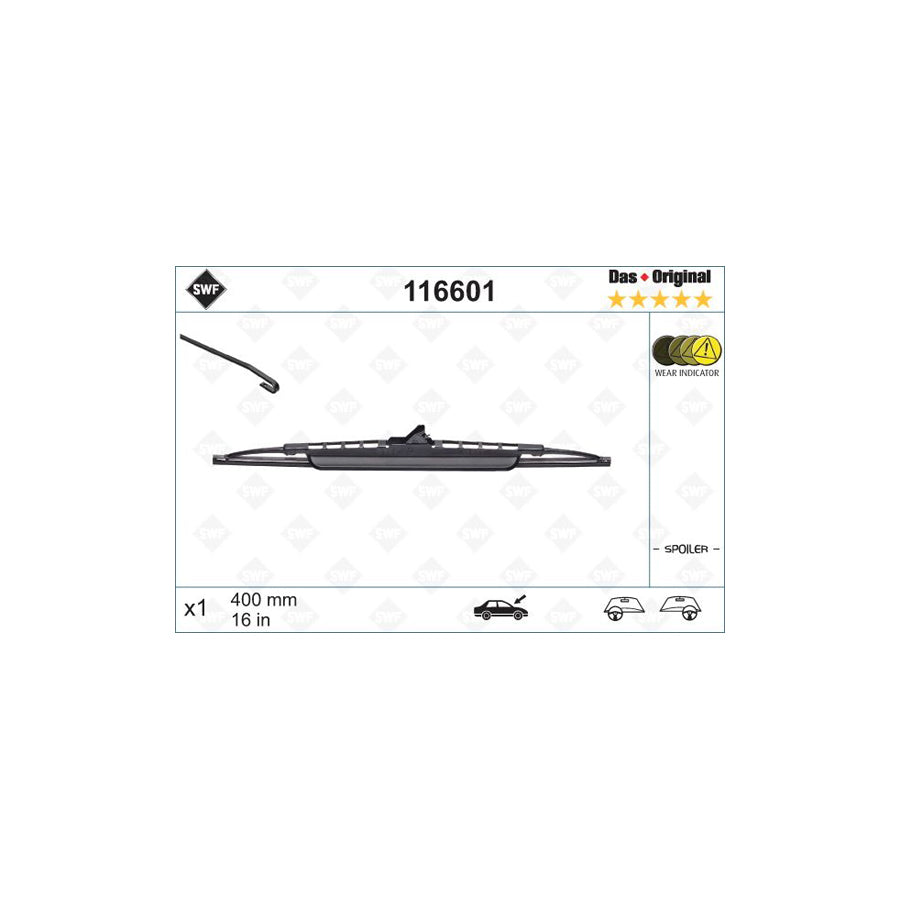 Swf Original Spoiler 116601 Wiper Blade | ML Performance US Car Parts