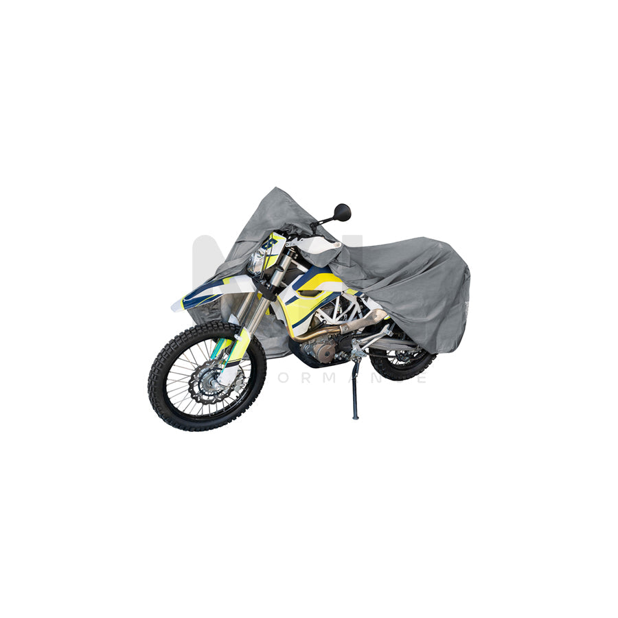 WALSER 41091 Motorcycle cover XL 110x255 cm all-weather, indoor, outdoor, waterproof