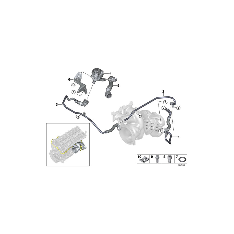Genuine BMW 11518631090 G02 F23 F22 Holder (Inc. 340i, 740iX & X4 M40iX) | ML Performance US Car Parts