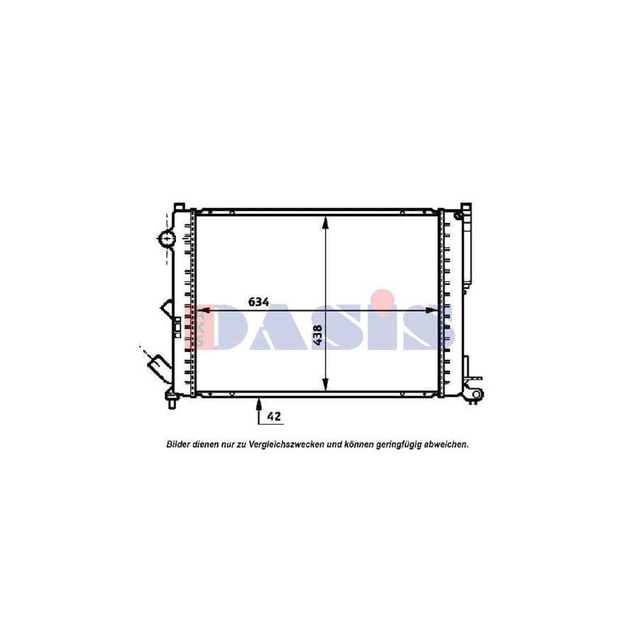 AKS Dasis 180056N Engine Radiator