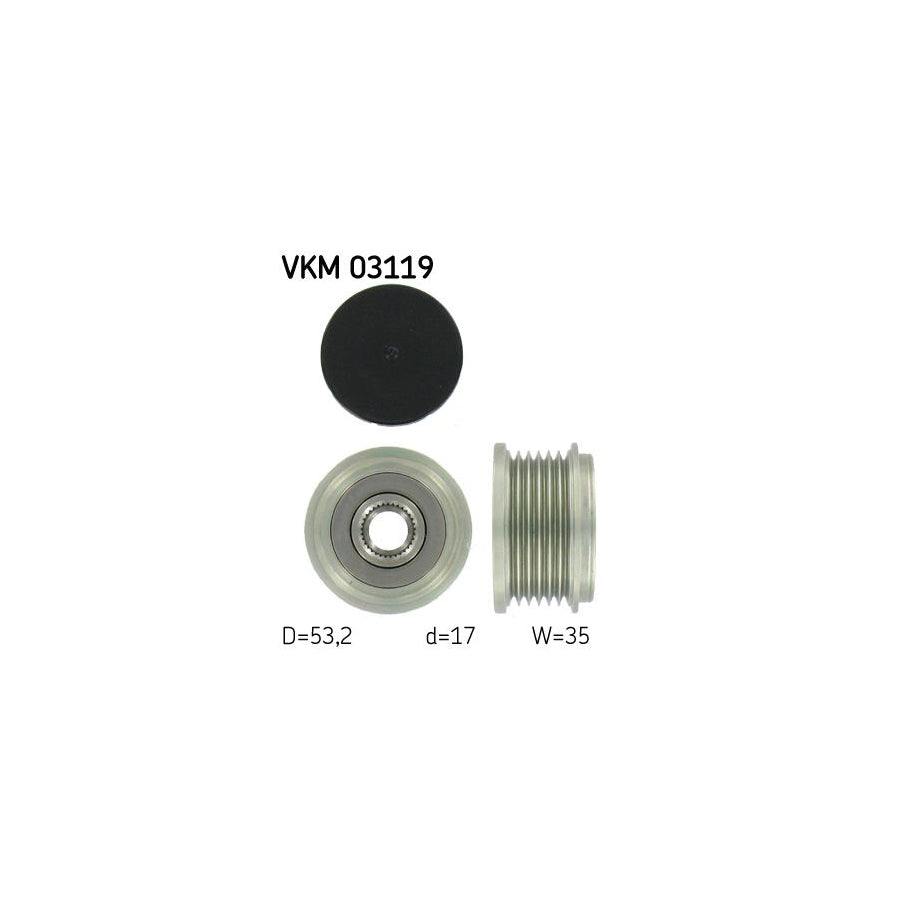 Skf Vkm 03119 Alternator Freewheel Clutch For VW Passat | ML Performance US Car Parts