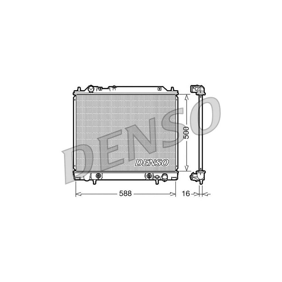 DENSO DRM45013 Engine Radiator