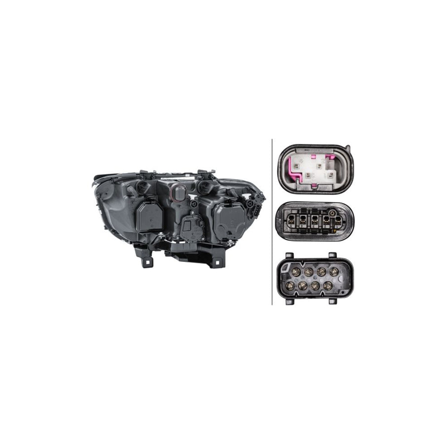 Hella 1EL 158 076-011 Headlight For BMW 7 (E65, E66, E67)