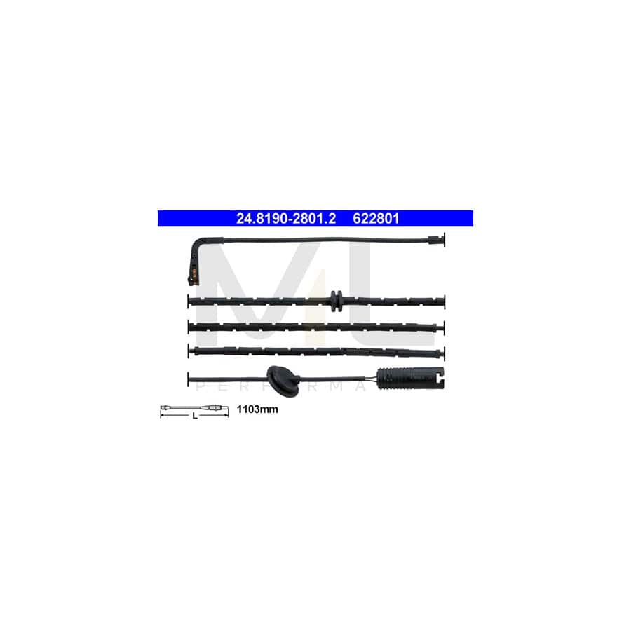 ATE 24.8190-2801.2 Brake pad wear sensor