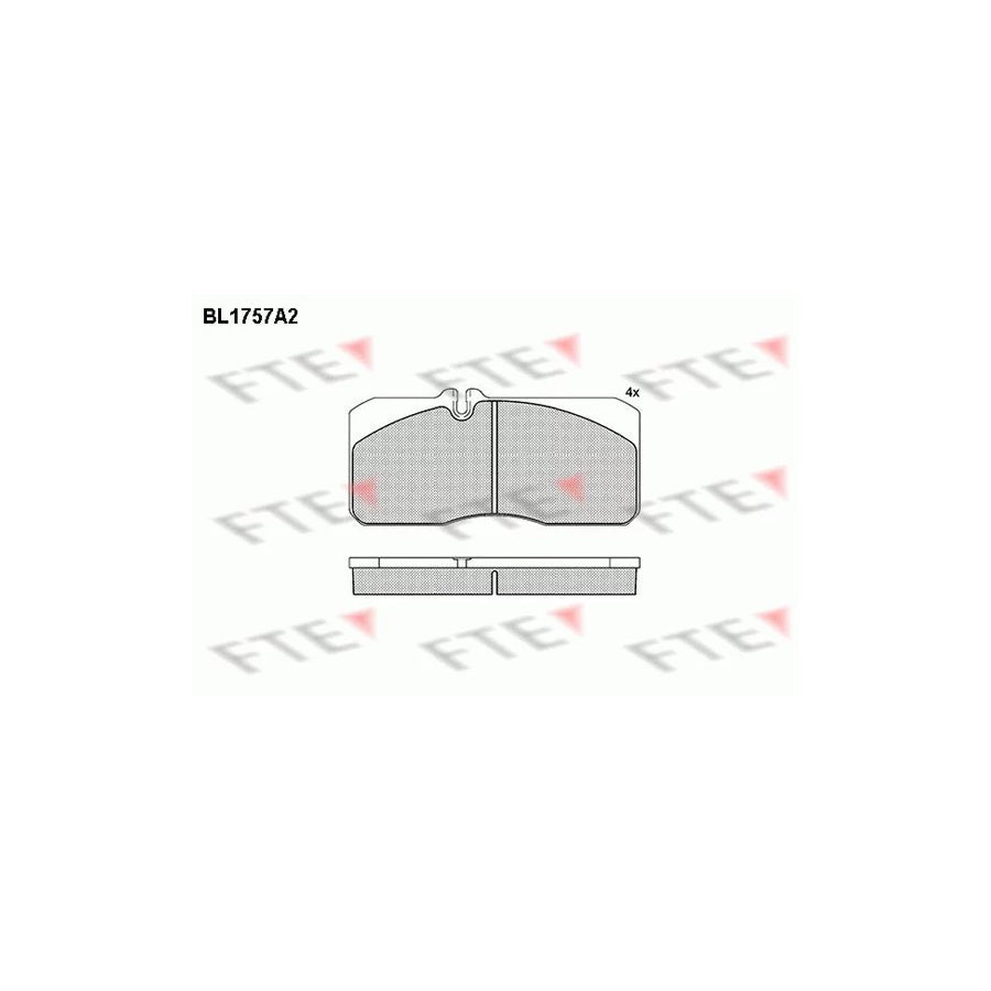 FTE 9500035 Brake Pad Set