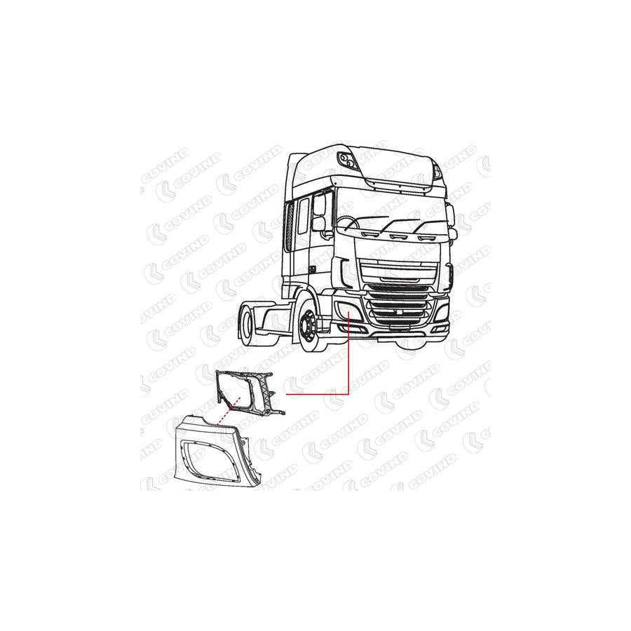 Covind Xf6/100 Base, Headlight