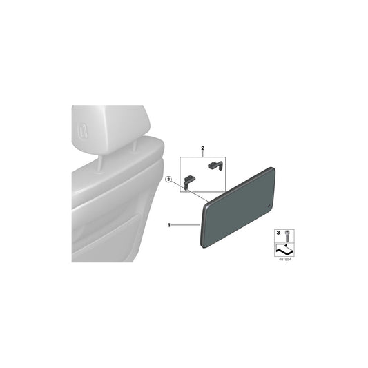 Genuine BMW 65506821594 G12 G32 Set Of Hinges (Inc. X5 35iX, 530d & 730dX) | ML Performance US Car Parts