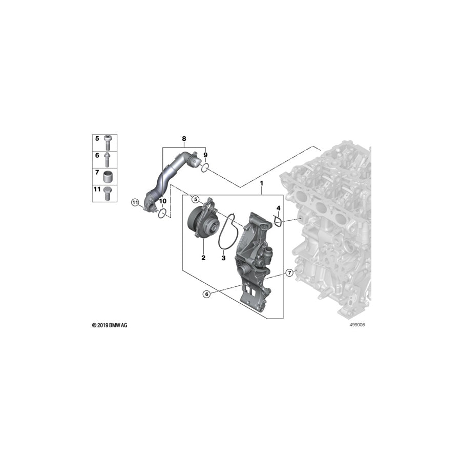 Genuine BMW 11518678907 F55 Profile-Gasket (Inc. X1 25iX, One & One First) | ML Performance US Car Parts