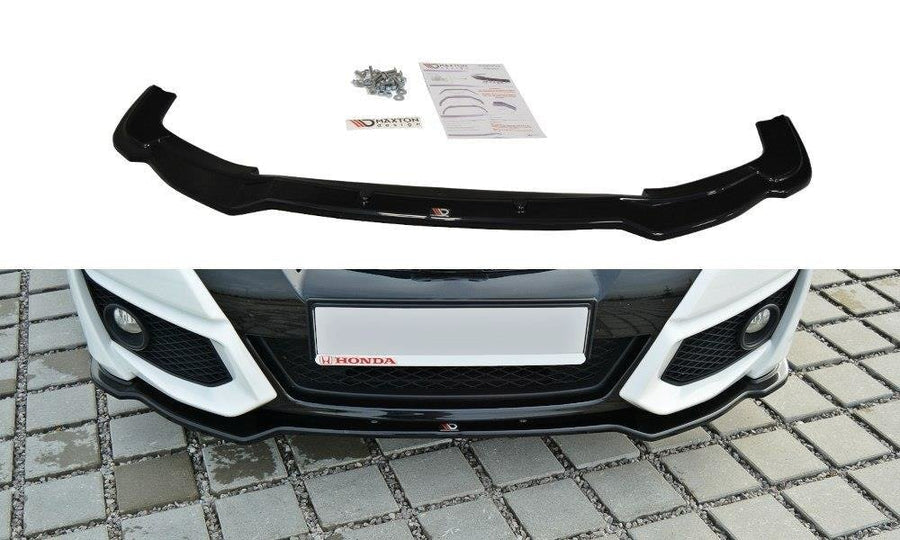Maxton Design HO-CI-9F-FD1T Front Splitter Honda Civic MK9 (Facelift) | ML Performance US Car Parts