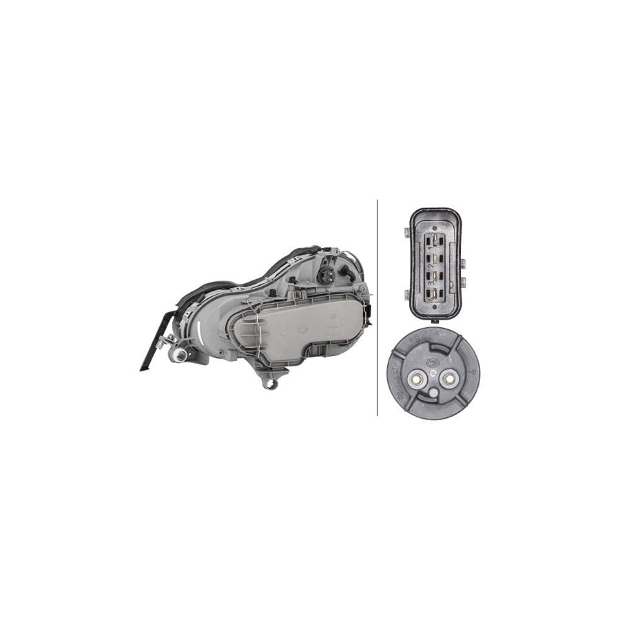 Hella 1D9 007 095-101 Headlight Suitable For Mercedes-Benz E-Class