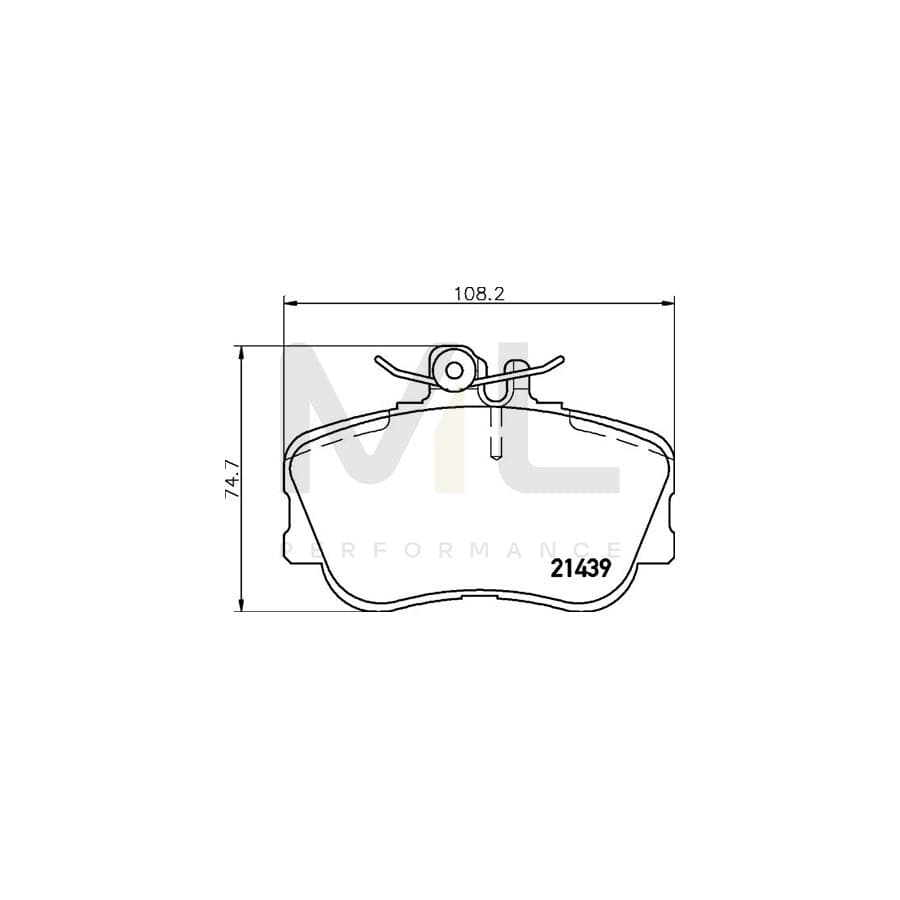 TEXTAR Extreme 2143906 Brake pad set suitable for MERCEDES-BENZ C-Class prepared for wear indicator, with brake caliper screws | ML Performance Car Parts