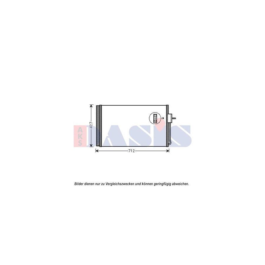 AKS Dasis 152047N Air Conditioning Condenser