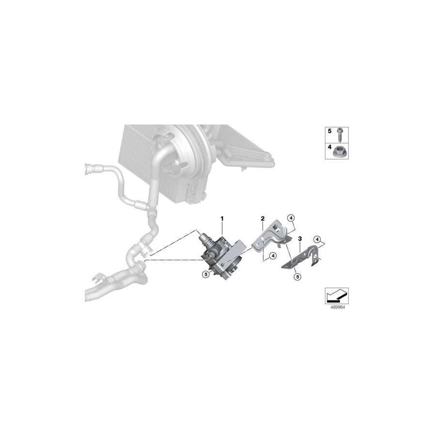 Genuine BMW 11518670866 F56 Holder (Inc. Cooper S, Cooper S ALL4 & 228iX) | ML Performance US Car Parts